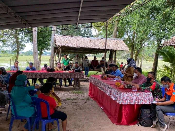 Dokumentasi kegiatan forum Musyawarah musrendus desa Tanjung seteko